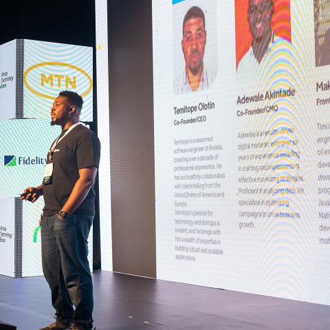 BeautySpace pitch at the African Technology Expo 2024 in Lagos